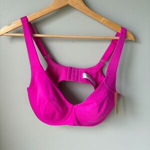 NWT Delimira Minimizer Bra Underwired Womens Size 36D Rose Purple NEW